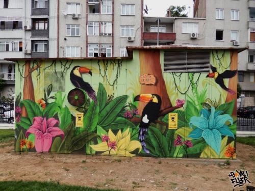Zeytinburnu - 3D Graffiti - Duvar Ressamı - Grafiti - Çizgi Karakter Grafiti - Grafitici Aranıyor