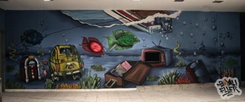 Sanko- Graffiti Karakteri- Çizgi Karakter Graffiti- Graffiti Manzara Resimleri - Graffiti Ofis Dekorasyon,Graffiti Duvar Süslemesi,Graffitici Aranıyor