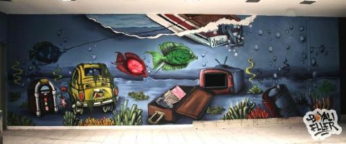 Sanko- Graffiti Karakteri- Çizgi Karakter Graffiti- Graffiti Manzara Resimleri - Graffiti Ofis Dekorasyon,Graffiti Duvar Süslemesi,Graffitici Aranıyor