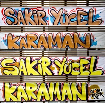 Gng Pankart - Graffiti Ofis Dekorasyon- Graffiti Duvar Süslemesi - Graffitici Aranıyor - Graffitici Arıyorum