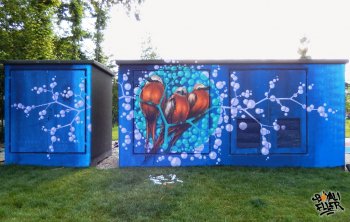 Zeytinburnu - 3D Graffiti - Duvar Ressamı - Grafiti - Çizgi Karakter Grafiti - Grafitici Aranıyor