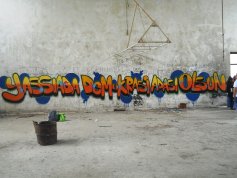Yassıada Demokrasi Adası Olsun - Graffiti Ustası - Graffiti Yapan -  Graffiti Yapanlar- Graffiti Sanatçısı